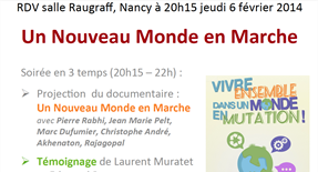 Soirée "Un nouveau monde en marche" - autour de l'expérience de Jan Satyagraha